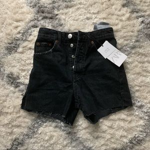zara high waisted shorts